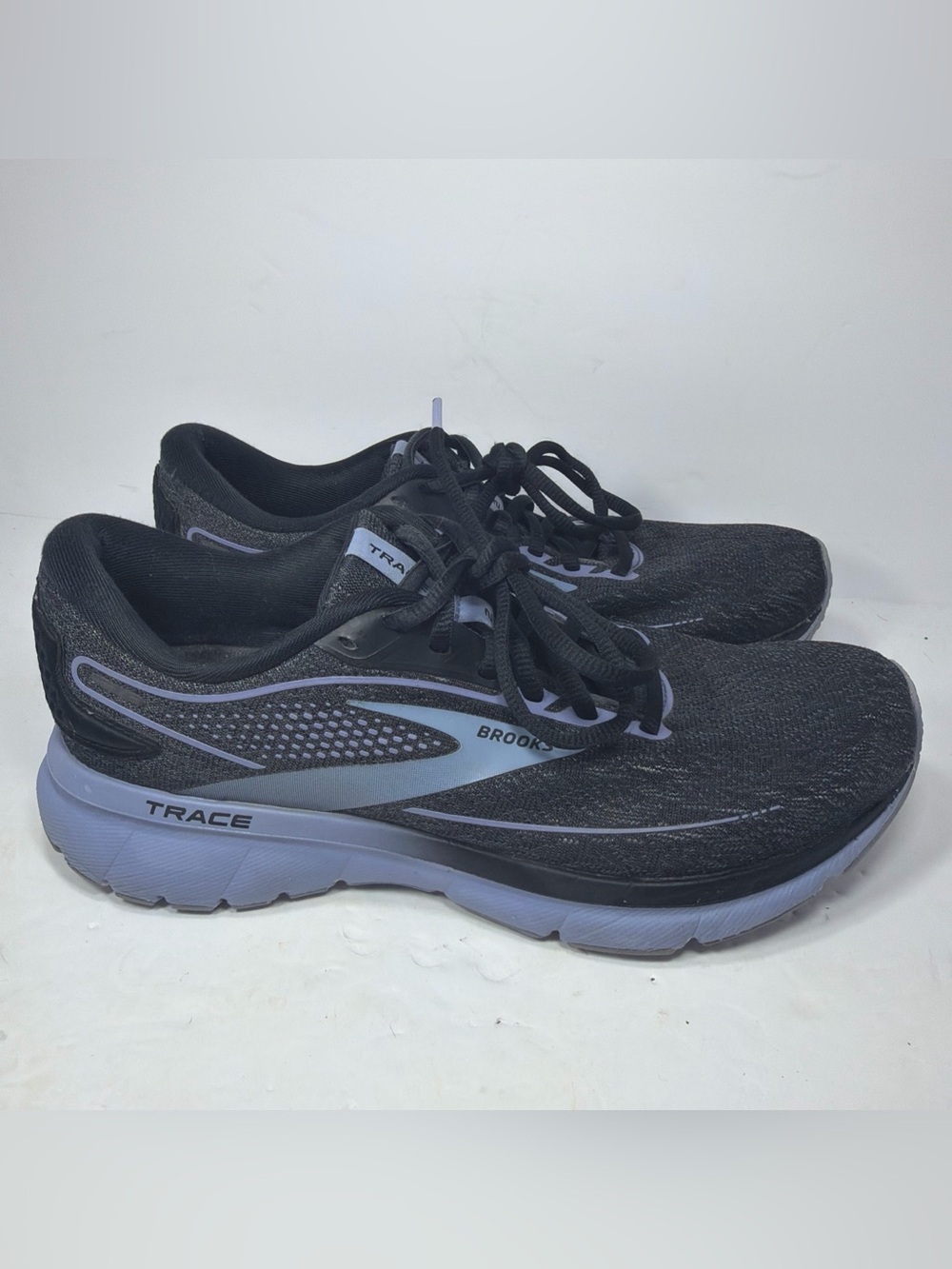 Brooks Trace 2 Shoes Womens Size 8.5 Black  Sneakers Running Gym Athletic